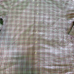 Brooks Brothers Red and Green Plaid Shirt